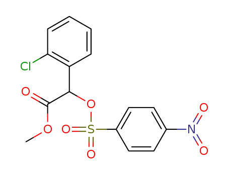 (R)-methyl 2-(2-chlorophenyl)-2-(4-nitrophenylsulfonyloxy)-acetate