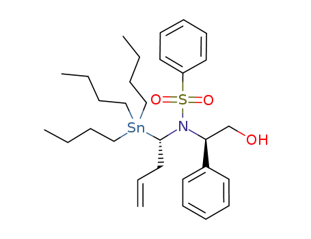 N-[(1R)-2-hydroxy-1-phenylethyl]-N-[(1S)-1-(tributylstannyl)but-3-en-1-yl]benzenesulfonamide