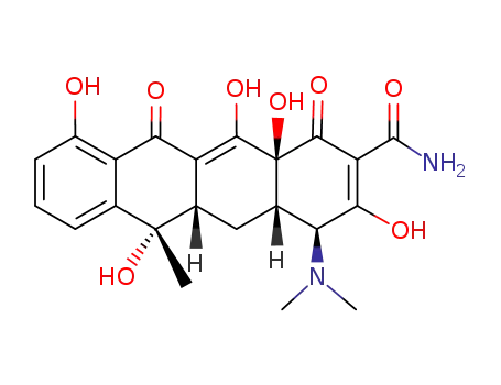 Molecular Structure of 60-54-8 (Tetracycline)