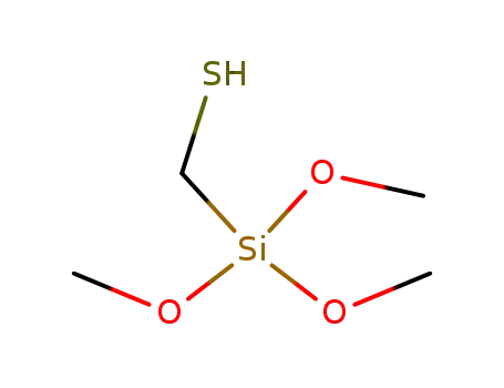 Molecular Structure of 30817-94-8 ((Trimethoxysilyl)methanethiol)