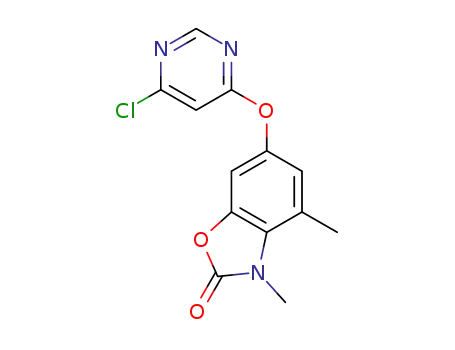 6-(6-chloro-pyrimidin-4-yloxy)-3,4-dimethyl-3H-benzoxazol-2-one