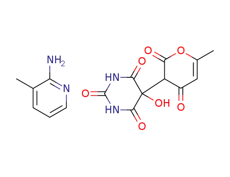 2-amino-3-methylpyridinium 3-(5-hydroxy-2,4,6-trioxohexahydropyrimidin-5-yl)-6-methyl-2,4-dioxo-3,4-dihydro-2H-pyran-3-ide