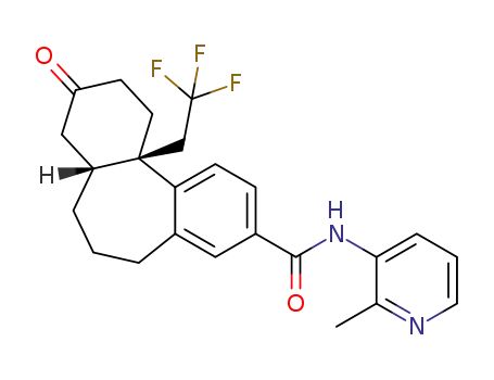 (7aSR,11aSR)-9-oxo-11a-(2,2,2-trifluoro-ethyl)-6,7,7a,8,9,10,11,11a-octahydro-5H-dibenzo[a,c]cycloheptene-3-carboxylic acid (2-methyl-pyridin-3-yl)-amide