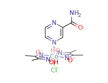 trans-chlorobis(dimethylglyoximato)(pyrazine-2-carboxamide-κN(4))cobalt(III)