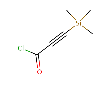 Molecular Structure of 66224-70-2 (2-Propynoyl chloride, 3-(trimethylsilyl)-)