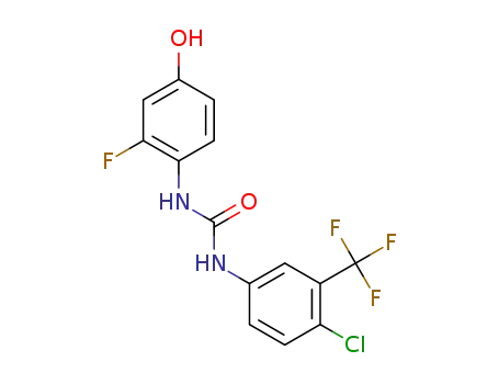 1-(4-chloro-3-(trifluoromethyl)phenyl)-3-(2-fluoro-4-hydroxyphenyl)urea