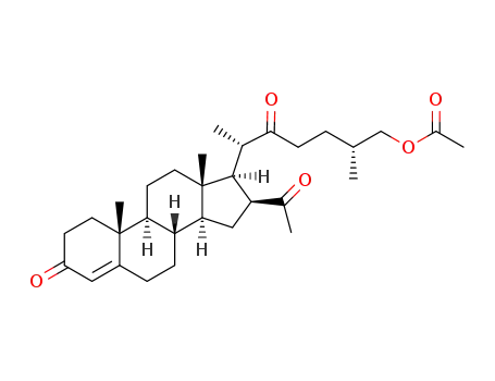(25R)-16,26-diacetoxy-4-cholesten-3,22-dione