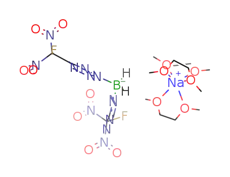 [Na(1,,2-dimethoxyethane)3][bis(5-(fluorodinitromethyl)-2H-tetrazolyl)dihydroborate]