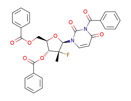 3',5'-O-dibenozyl-2'deoxy-2'-fluoro-2'-C-methyl-N4-benzoylcytidine