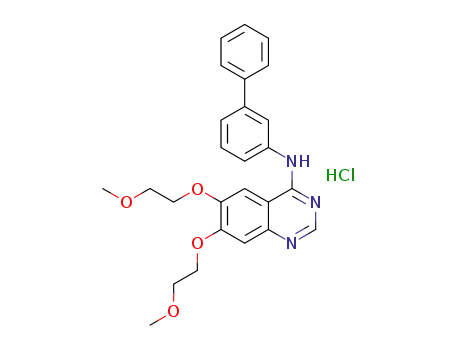 [6,7-di(2-methoxyethoxy)quinazolin-4-yl]-(biphenyl-3'-yl)amine hydrochloride
