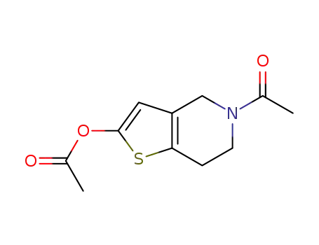 5-acetyl-4,5,6,7-tetrahydrothieno[3,2-c]pyridin-2-yl acetate