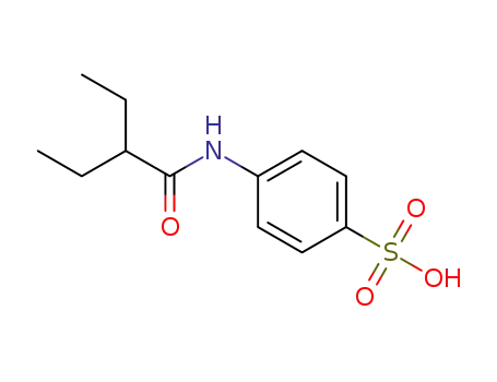 4-[(2-ethylbutanoyl)amino]benzenesulfonic acid