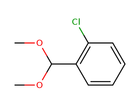 Molecular Structure of 70380-66-4 (Benzene, 1-chloro-2-(dimethoxymethyl)-)