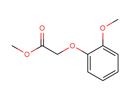 Molecular Structure of 38768-62-6 (Acetic acid, (2-methoxyphenoxy)-, methyl ester)