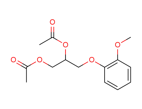 (RS)-3-(2-methoxyphenoxy)-propane-1,2-diyl diacetate
