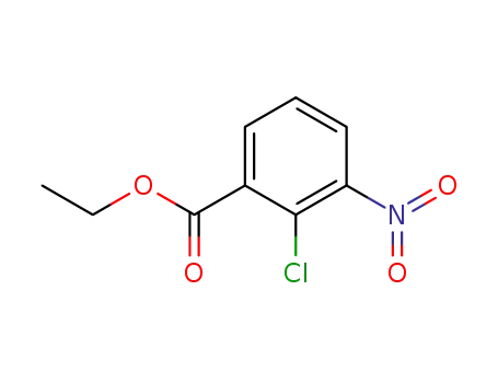 Molecular Structure of 3979-45-1 (ETHYL 2-CHLORO-3-NITROBENZOATE)