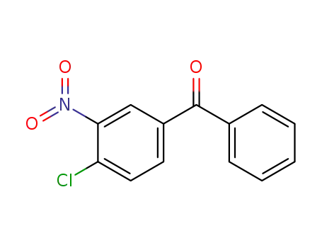 Molecular Structure of 56107-02-9 (4-Chloro-3-nitrobenzophenone)