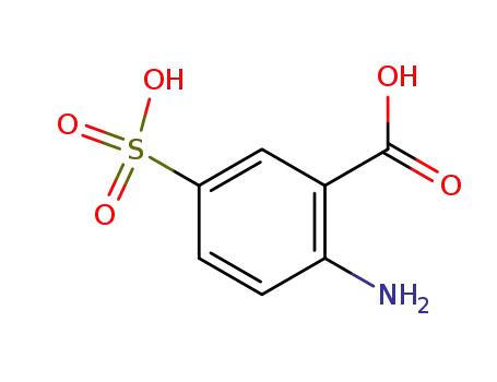 Molecular Structure of 3577-63-7 (5-Sulfoanthranilic acid)