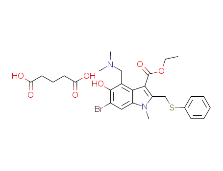 umifenovir hydrogen glutarate