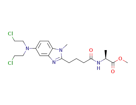 (S)-2-(4-{5-[bis-(2-chloro-ethyl)amino]-1-methyl-1H-benzoimidazol-2-yl}butyrylamino)propionic acid methyl ester