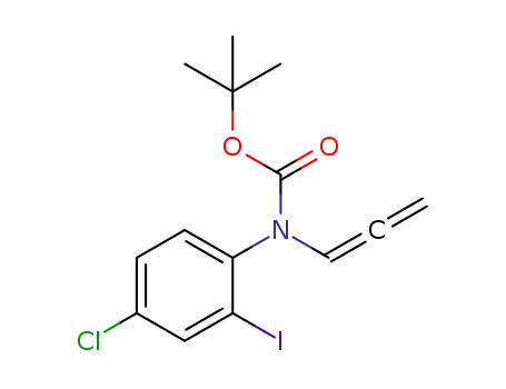 tert-butyl (4-chloro-2-iodophenyl)(propa-1,2-dien-1-yl)carbamate