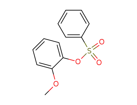 Molecular Structure of 3900-91-2 (Phenol, 2-methoxy-, benzenesulfonate)