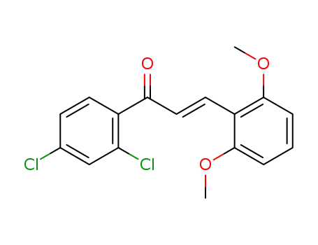 (E)-1-(2,4-dichlorophenyl)-3-(2,6-dimethoxyphenyl)prop-2-en-1-one