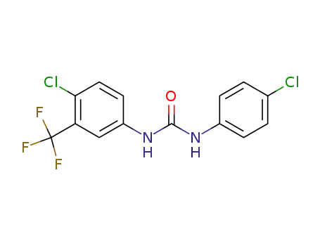 1-(4-chlorophenyl)-3-[4-chloro-3-(trifluoromethyl)phenyl]urea