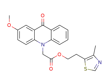 2-(4-methyl-1,3-thiazol-5-yl)ethyl (2-methoxy-9-oxoacridin-10-yl)-acetate