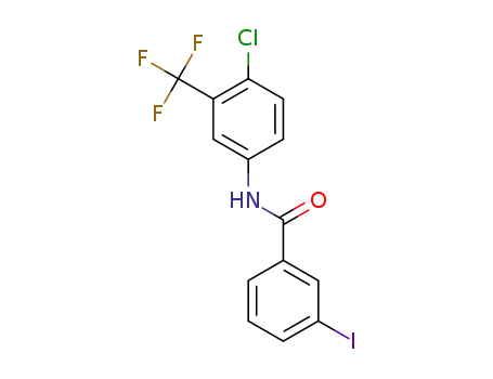 N-[4-chloro-3-(trifluoromethyl)phenyl]-3-iodobenzamide