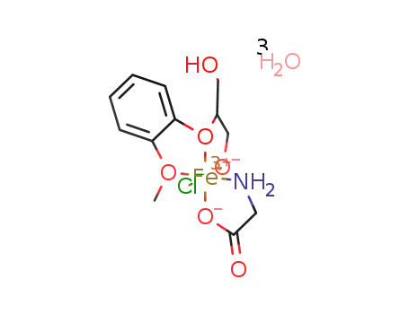 [Fe(guaifenesin)(2-aminoacetic acid(H-))(Cl)]*3H2O