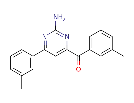 (2-amino-6-(m-tolyl)pyrimidin-4-yl)(m-tolyl)methanone