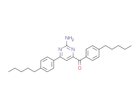 (2-amino-6-(4-pentylphenyl)pyrimidin-4-yl)(4-pentylphenyl)methanone