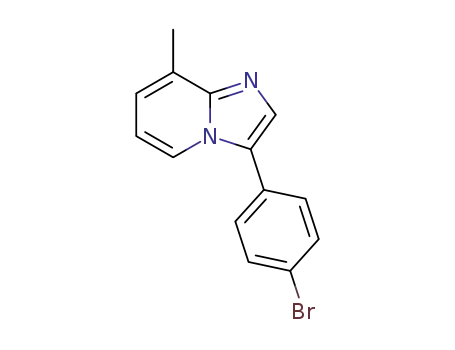 3-(4-bromophenyl)-8-methyl-H-imidazo[1,2-a]pyridine