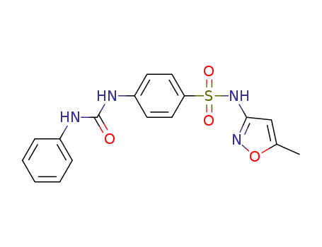 N-(5-methylisoxazol-3-yl)-4-(3-phenylureido)benzenesulfonamide