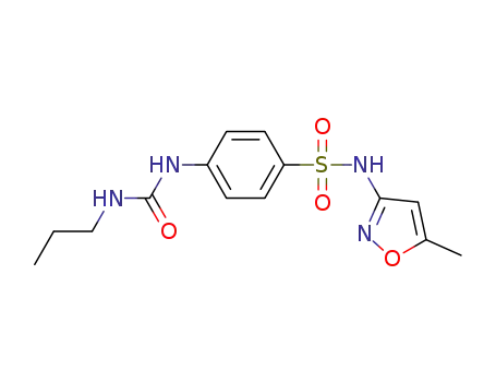 N-(5-methylisoxazol-3-yl)-4-(3-propylureido)benzenesulfonamide