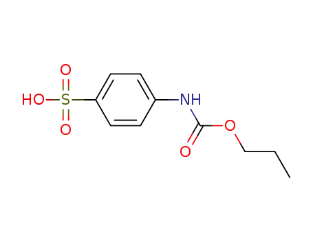 4-[(propoxycarbonyl)amino]benzenesulfonic acid