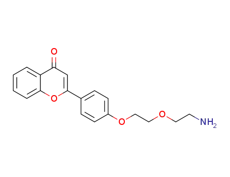 2-(4-(2-(2-aminoethoxy)ethoxy)phenyl)-4H-chromen-4-one