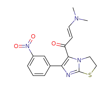 (E)-3-(dimethylamino)-1-(6-(3-nitrophenyl)-2,3-dihydroimidazo[2,1-b]thiazol-5-yl)prop-2-en-1-one