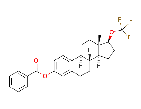(8R,9S,13S,14S,17S)-13-methyl-17-(trifluoromethoxy)-7,8,9,11,12,13,14,15,16,17-decahydro-6H-cyclopenta[a]phenanthren-3-yl benzoate