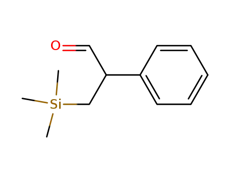 Molecular Structure of 59556-86-4 (Benzeneacetaldehyde, a-[(trimethylsilyl)methyl]-)