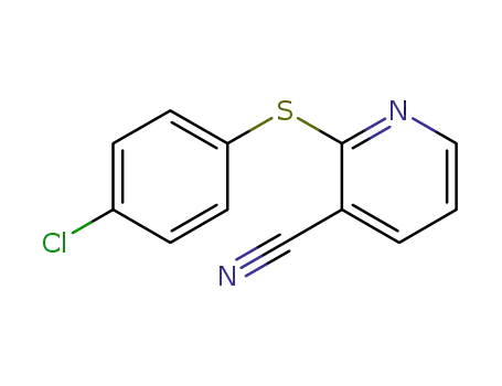 2-((4-chlorophenyl)thio)nicotinonitrile