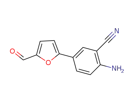 2-amino-5-[(5-formyl)furan-2-yl]benzonitrile