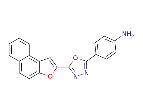4-[5-(naphtho[2,1-b]furan-2-yl)-1,3,4-oxadiazol-2-yl]aniline