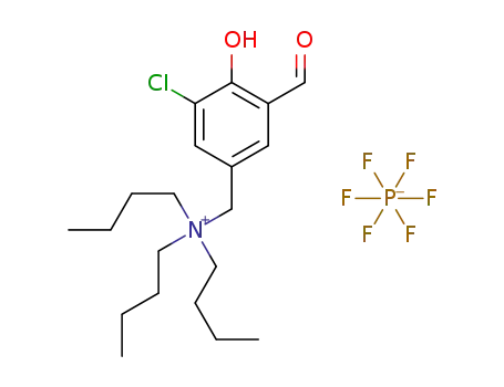 3-(3-formyl-5-chloro-4-hydroxybenzyl)-tri-nbutylammonium hexafluorophosphate