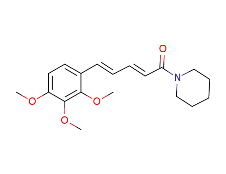 (2E,4E)-1-(piperidin-1-yl)-5-(2,3,4-trimethoxyphenyl)penta-2,4-dien-1-one