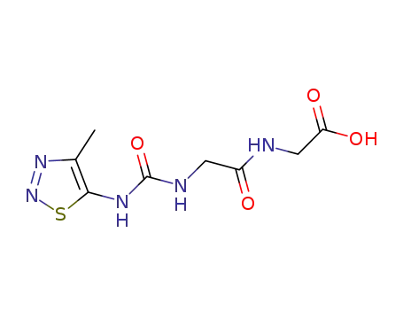 N-{[(4-methyl-1,2,3-thiadiazol-5-yl)carbamoyl]aminoacetyl}aminoacetic acid