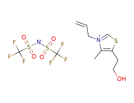 3-allyl-5-(2-hydroxyethyl)-4-methylthiazolium bis(trifluoromethanesulfonyl)imide