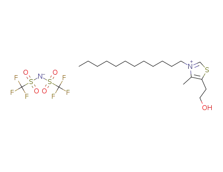 3-dodecyl-5-(2-hydroxyethyl)-4-methylthiazolium bis(trifluoromethanesulfonyl)imide