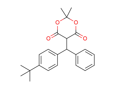 5-((4-(tert-butyl)phenyl)(phenyl)methyl)-2,2-dimethyl-1,3-dioxane-4,6-dione